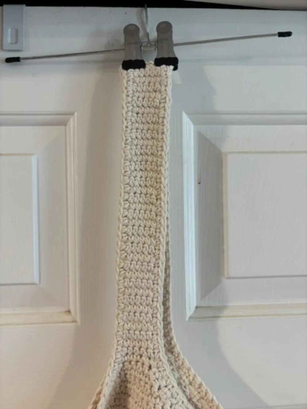 Hand Made Crochet Bag w/ multi colored beads